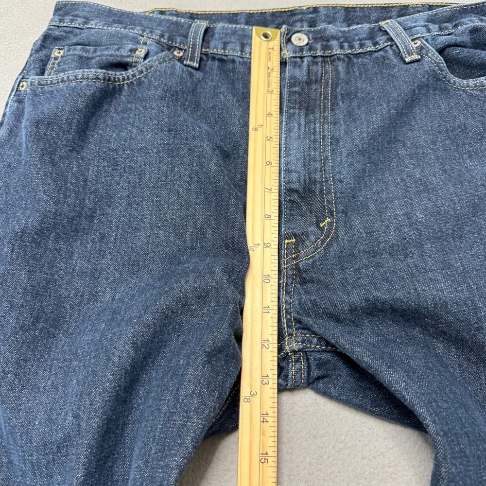 Levi 559 Jeans Mens 40x32 Blue Relaxed Straight Leg Cotton Denim Dark Wash Pants